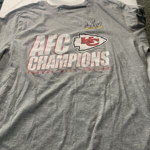Nike Kansas City Chiefs 2020AFC Champions Long Sleeve Shirt Mens XL
